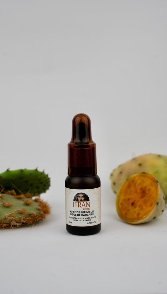 Huile Premium de Pépins de Figue de Barbarie Bio – 15ml / 30ml